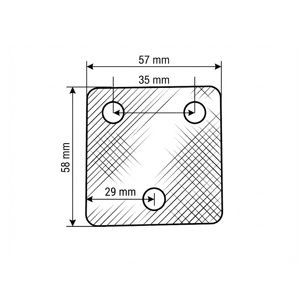 Kit ferma ancora in acciaio inox, accessorio di bloccaggio per musoni di prua basculanti.