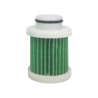 Filtro carburante Yamaha fuoribordo con elemento filtrante verde pieghettato e cappuccio bianco con O-ring | Onautica