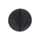 Segnale fonda pallone rotondo nero Ø 300 mm con gancio di aggancio centrale | Onautica