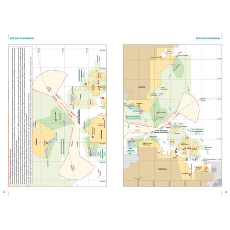 Bocche di Bonifacio. P14. Portolano cartografico – pagina interna 2 dall'estratto dell'editore