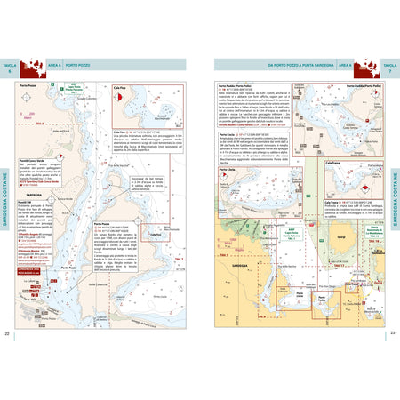 Bocche di Bonifacio. P14. Portolano cartografico – pagina interna 7 dall'estratto dell'editore