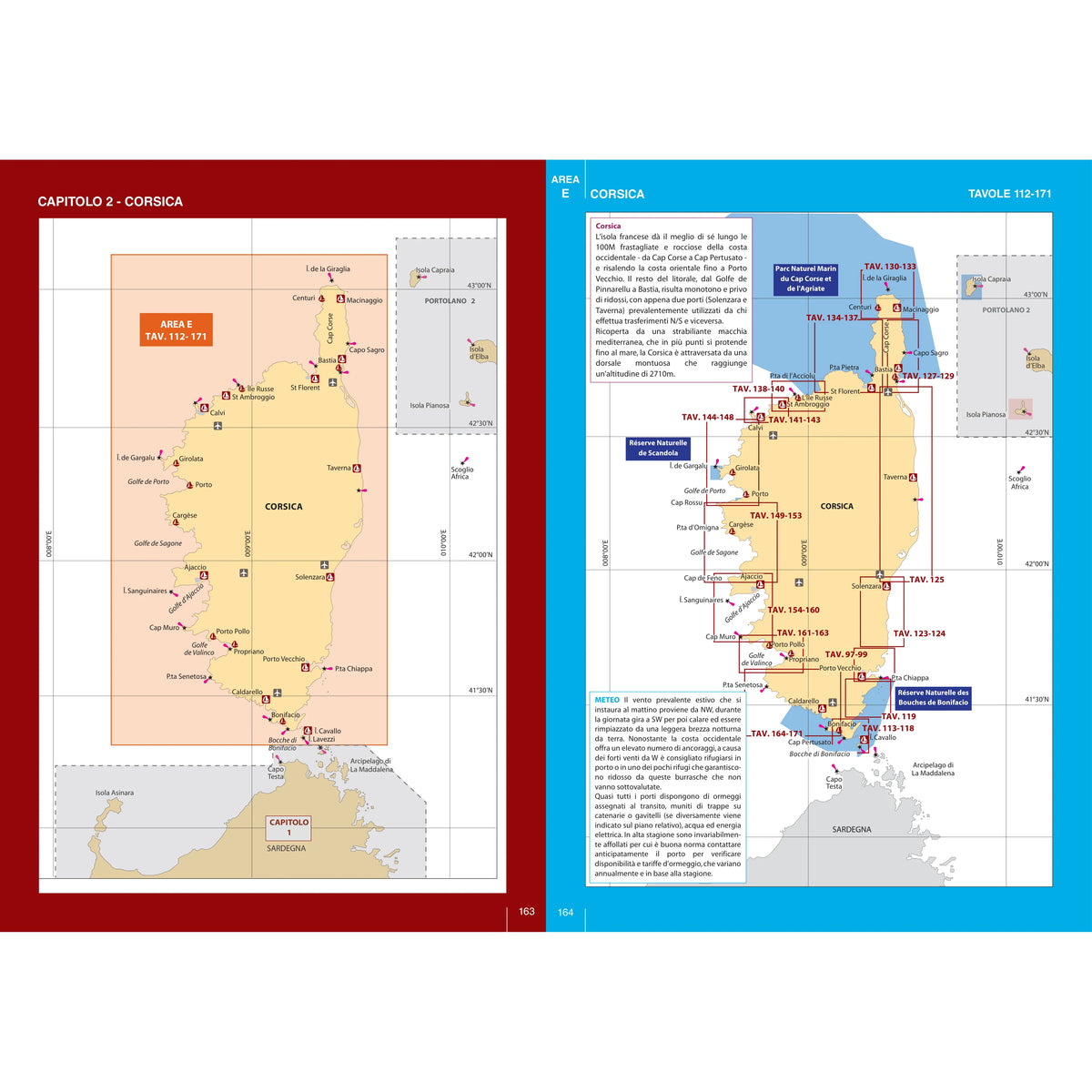 Portolano cartografico 15 Sardegna e Corsica con consultazione online – pagina interna 1 dall'estratto dell'editore