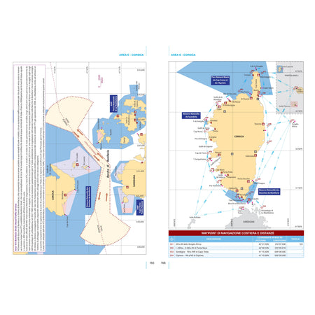 Portolano cartografico 15 Sardegna e Corsica con consultazione online – pagina interna 2 dall'estratto dell'editore