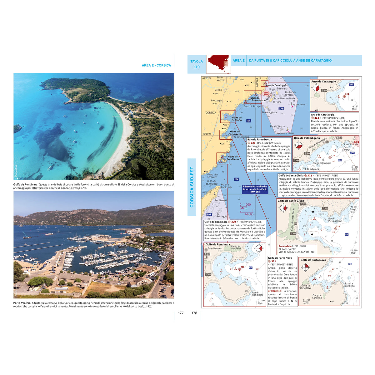 Portolano cartografico 15 Sardegna e Corsica con consultazione online – pagina interna 8 dall'estratto dell'editore