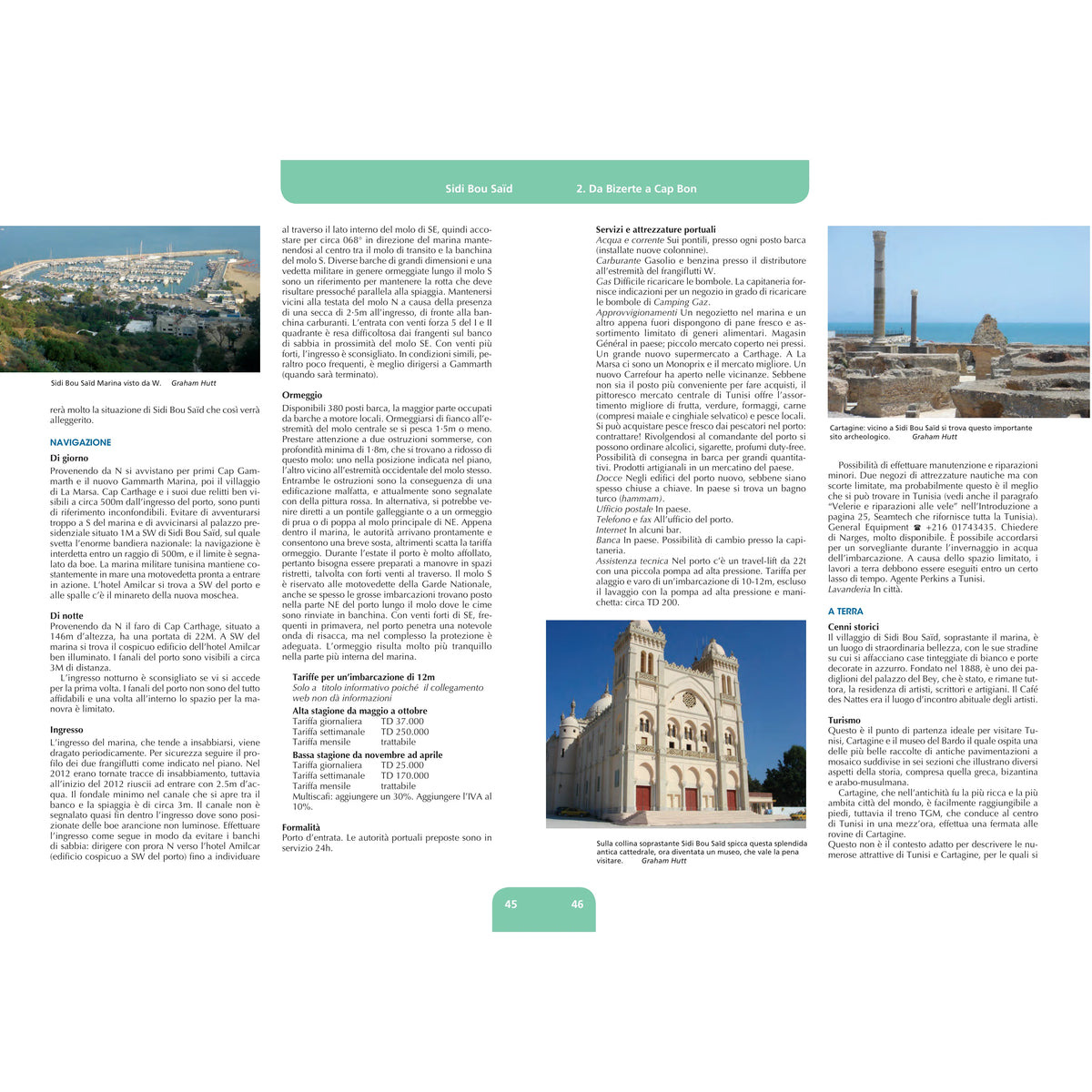 Portolano del Mediterraneo Tunisia – pagina interna 7 dall'estratto dell'editore