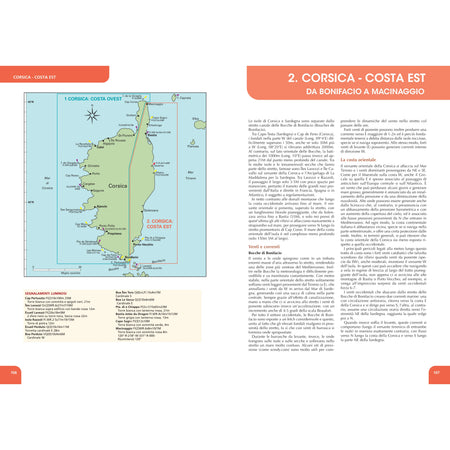 Portolano del Mediterraneo Corsica e Nord Sardegna – pagina interna 2 dall'estratto dell'editore