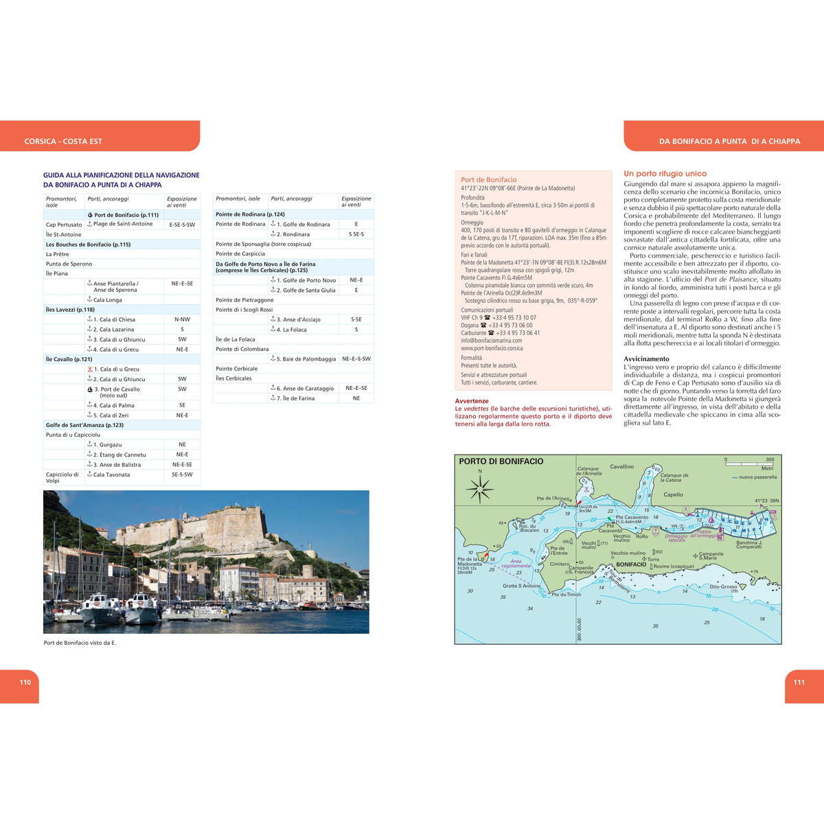 Portolano del Mediterraneo Corsica e Nord Sardegna – pagina interna 4 dall'estratto dell'editore