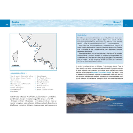 Il periplo della Corsica in 11 giorni – pagina interna 4 dall'estratto dell'editore