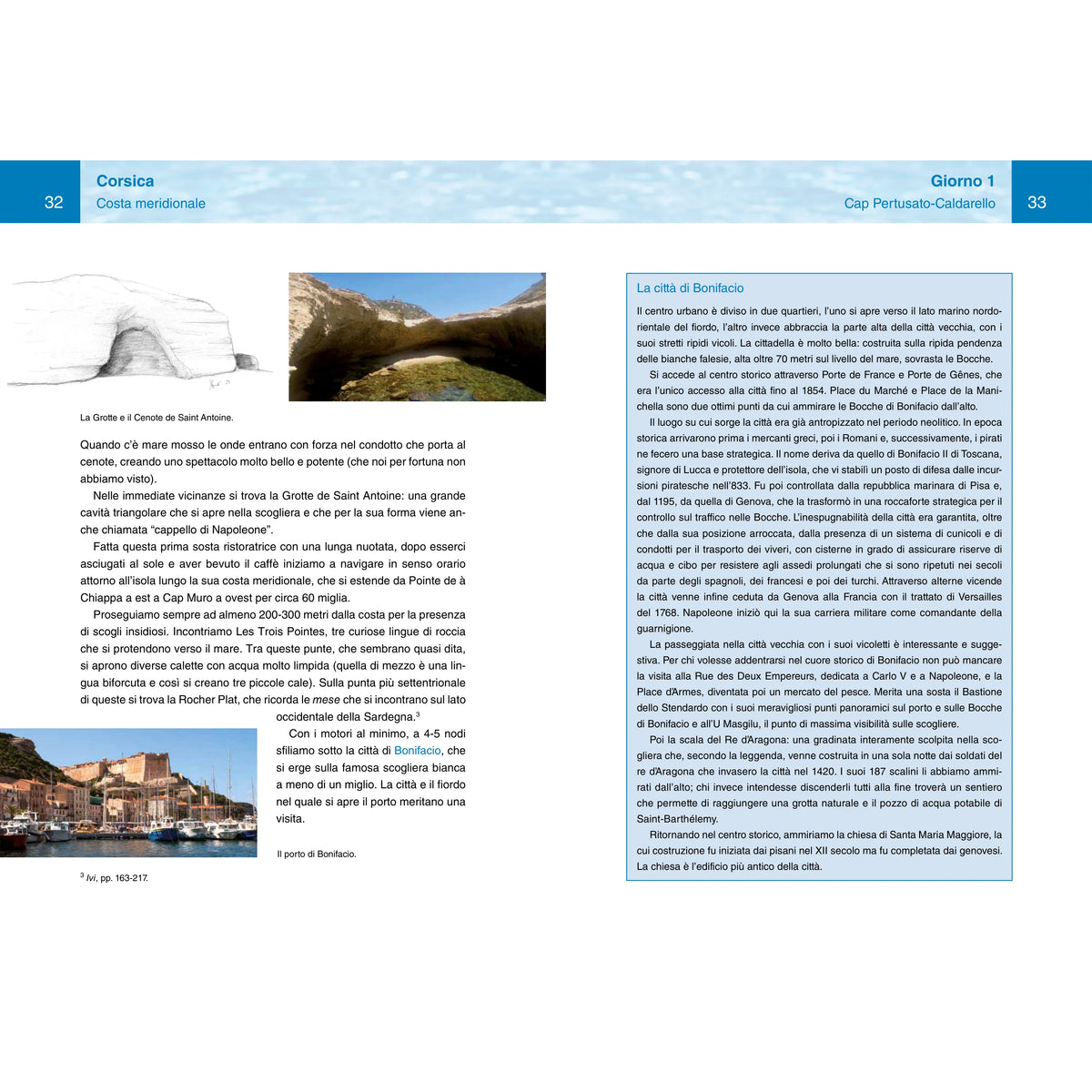 Il periplo della Corsica in 11 giorni – pagina interna 5 dall'estratto dell'editore