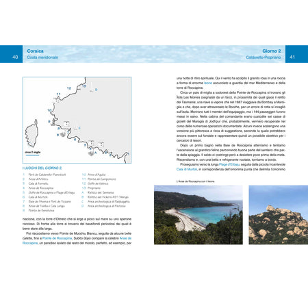 Il periplo della Corsica in 11 giorni – pagina interna 9 dall'estratto dell'editore