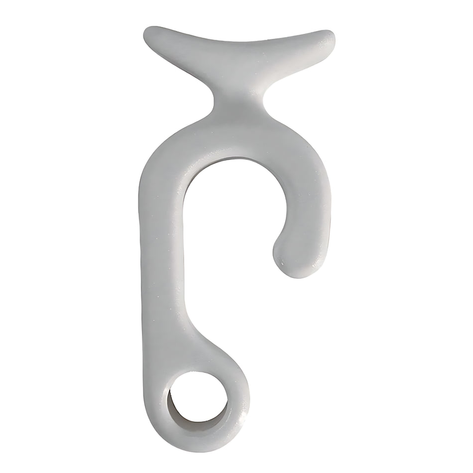 Coppia di ganci porta-parabordi in plastica StanFender, specifici per il fissaggio rapido sulla battagliola e sui corrimano tubolari dell'imbarcazione.