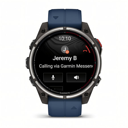 Garmin quatix 8 Pro AMOLED 47mm dettaglio cinturino e sensori