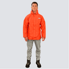Giacca antipioggia OCEAN Offshore Heavy (560 g/m²), impermeabile 20.000 mm. Con polsino interno anti-infiltrazione e chiusura a bottoni/placca frontale.