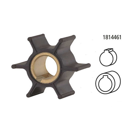 Girante in gomma di ricambio per pompa acqua motori fuoribordo Honda 4 tempi.