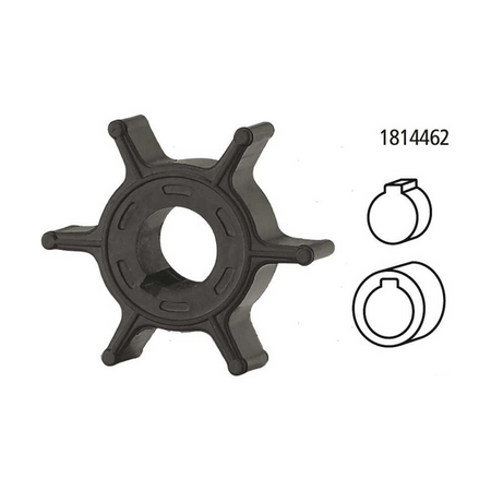 Girante in gomma di ricambio per pompa acqua motori fuoribordo Honda 4 tempi.