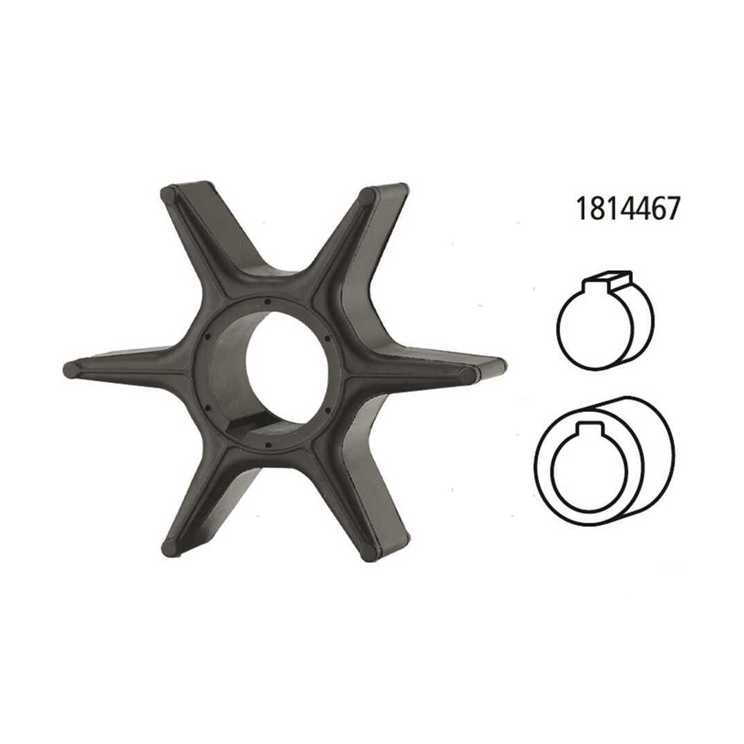 Girante in gomma di ricambio per pompa acqua motori fuoribordo Honda 4 tempi.