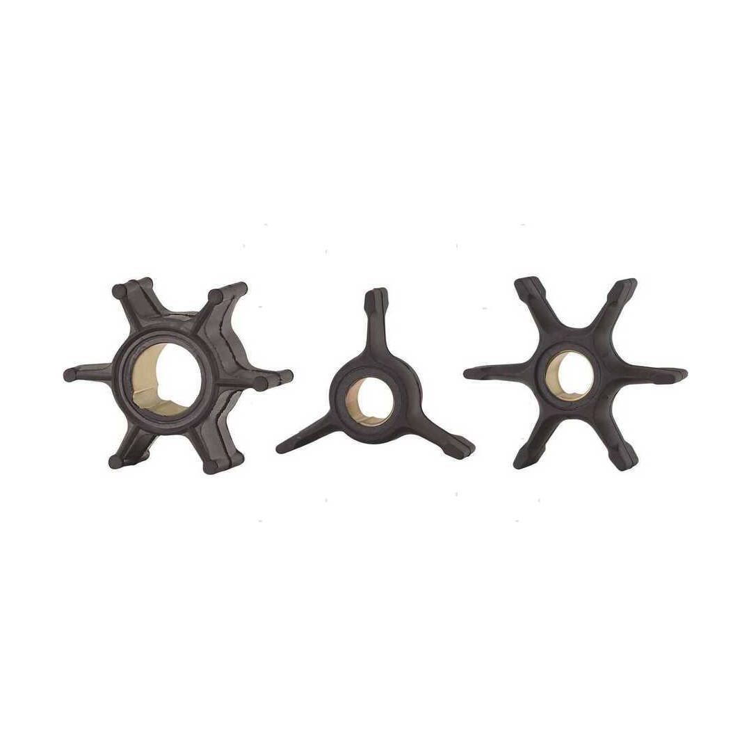 Girante in gomma di ricambio per pompa acqua motori fuoribordo Johnson e Evinrude 2 tempi e 4 tempi.