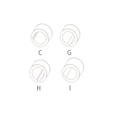 Girante in gomma di ricambio per pompa acqua motori fuoribordo Johnson e Evinrude 2 tempi e 4 tempi.