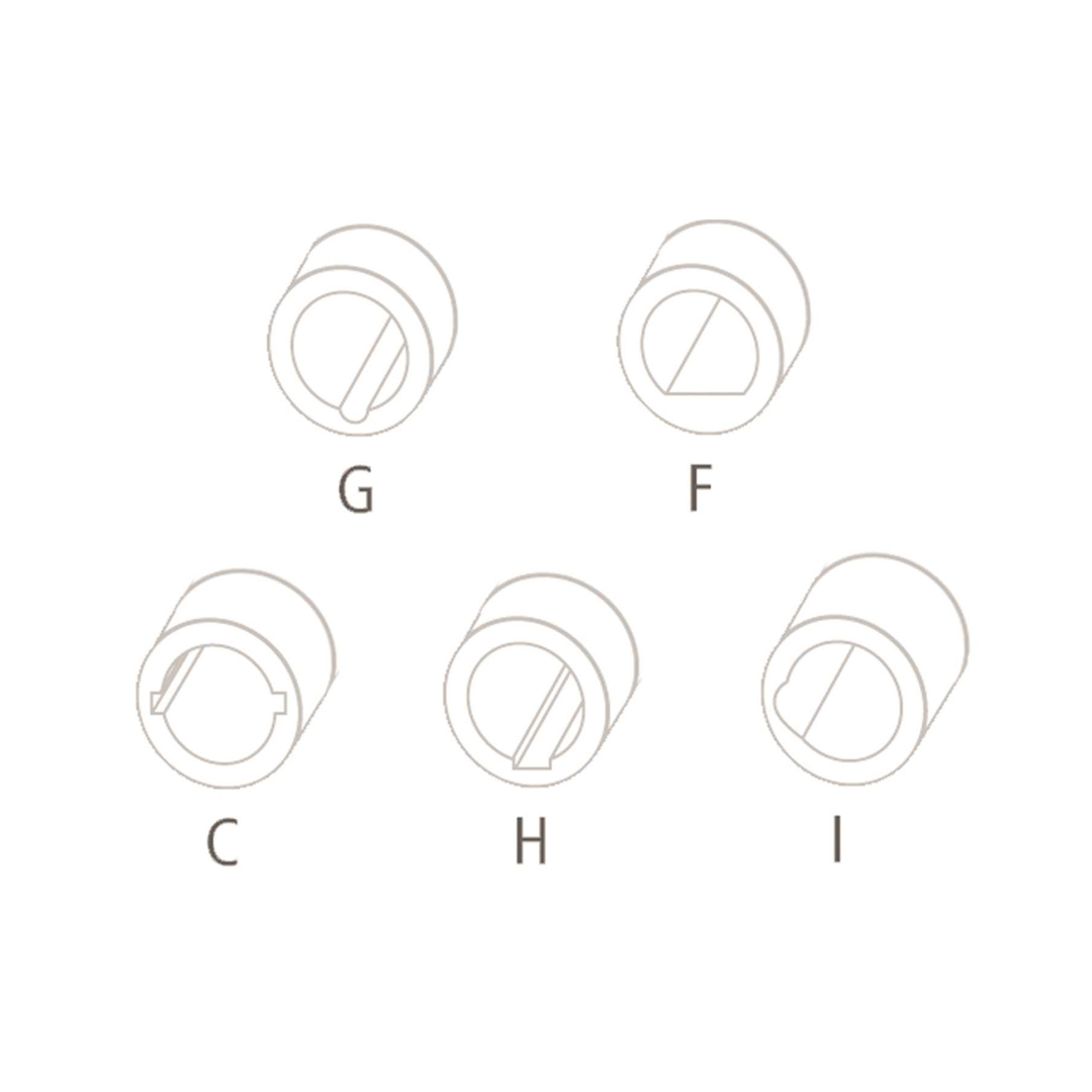 Girante in gomma di ricambio per pompa acqua motori fuoribordo Mercury e gruppi poppieri Alpha/Bravo.