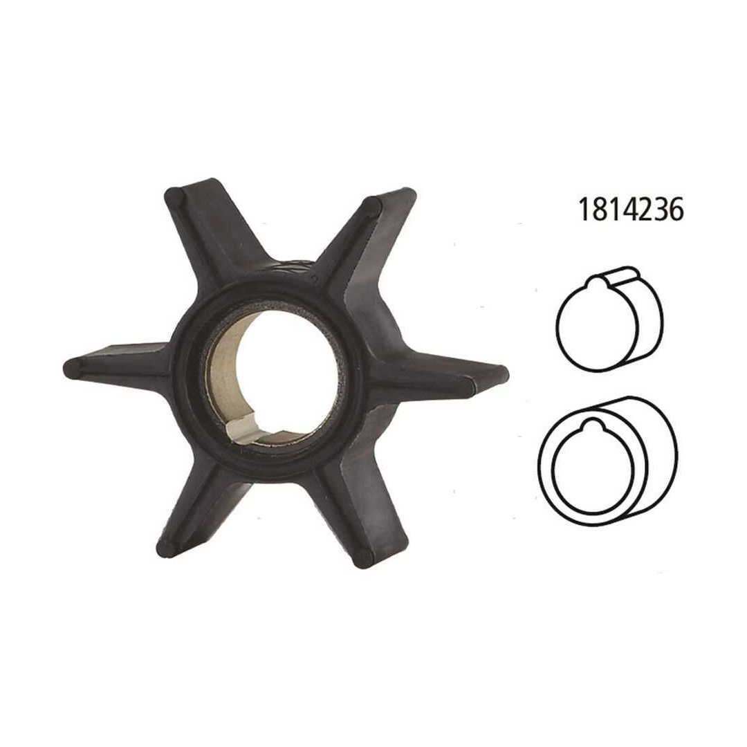 Girante in gomma di ricambio per pompa acqua motori fuoribordo Mercury e gruppi poppieri Alpha/Bravo.