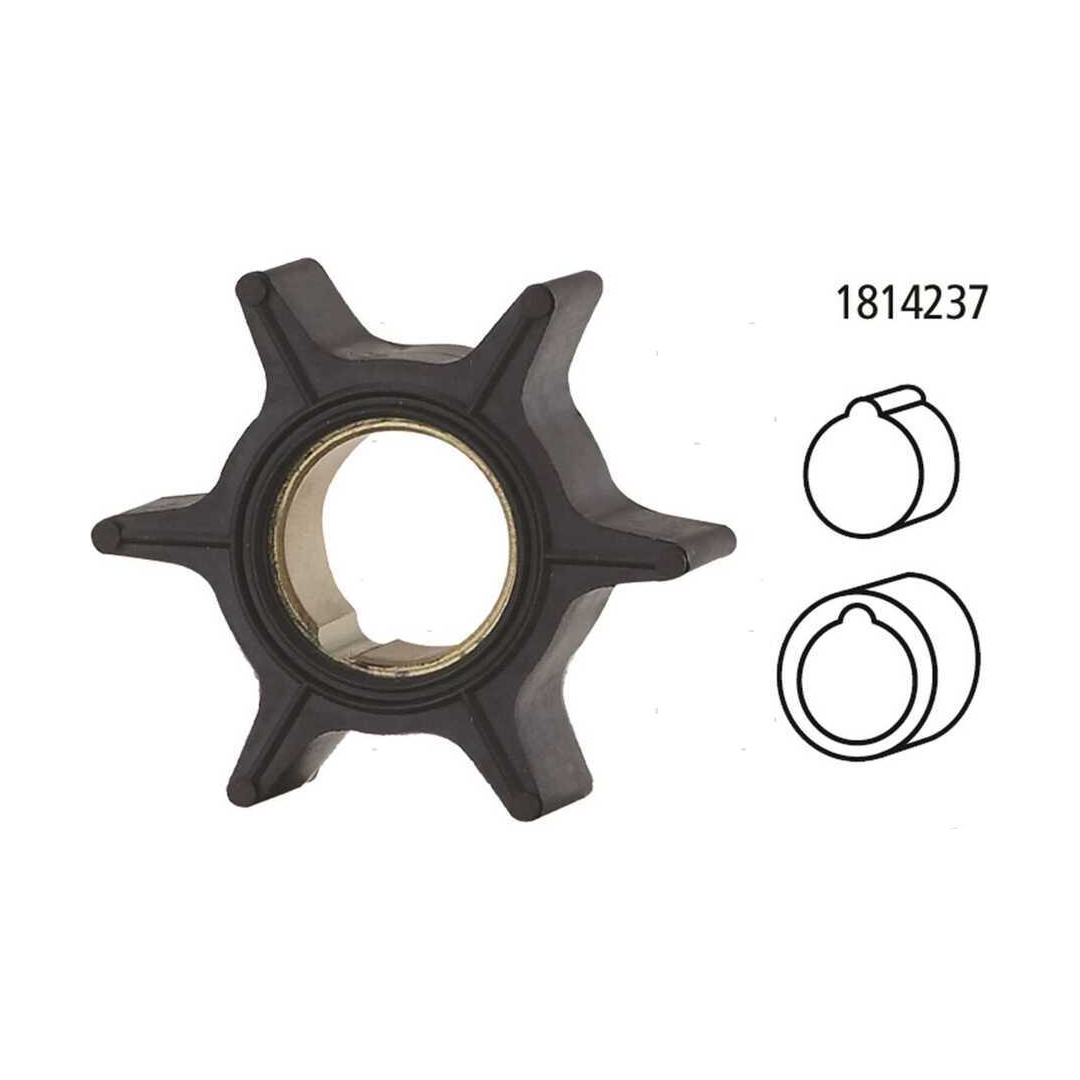 Girante in gomma di ricambio per pompa acqua motori fuoribordo Mercury e gruppi poppieri Alpha/Bravo.