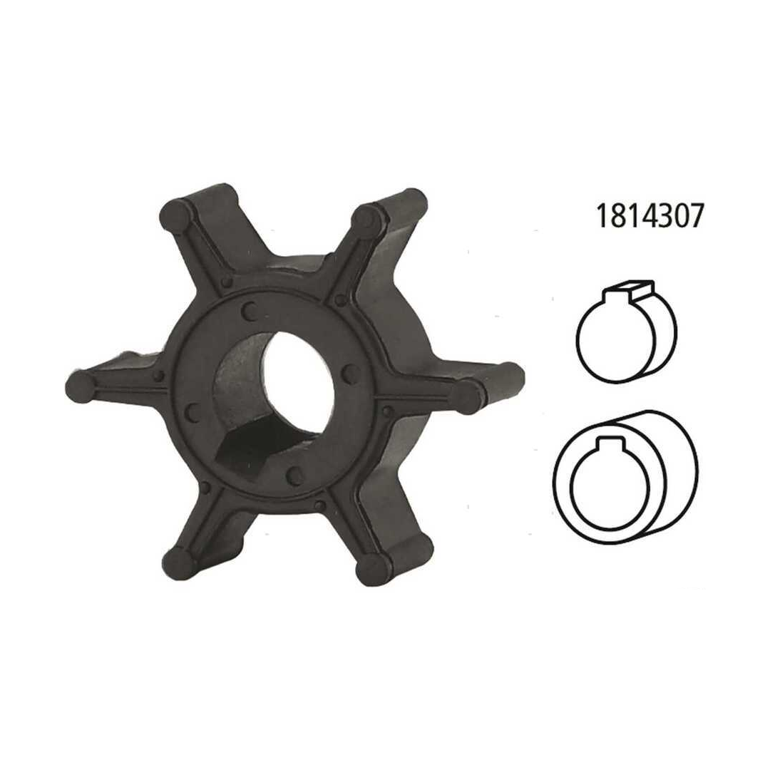 Girante in gomma di ricambio per pompa acqua motori fuoribordo Parsun 4 tempi.