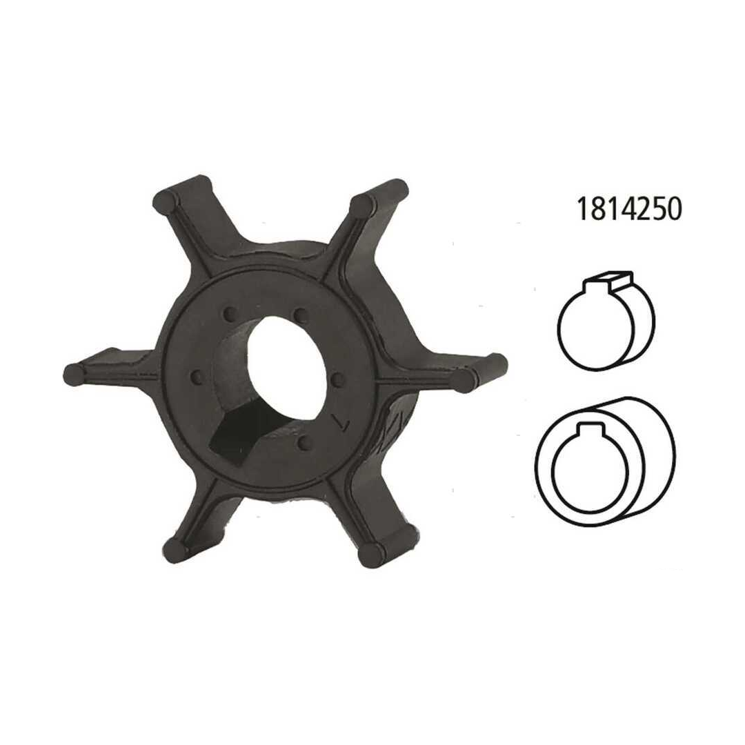 Girante in gomma di ricambio per pompa acqua motori fuoribordo Parsun 4 tempi.