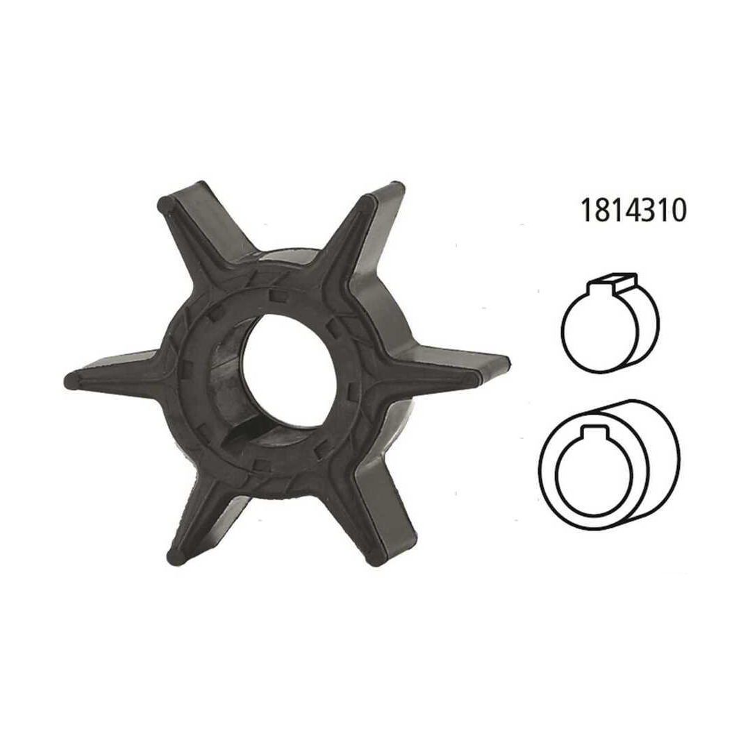 Girante in gomma di ricambio per pompa acqua motori fuoribordo Parsun 4 tempi.