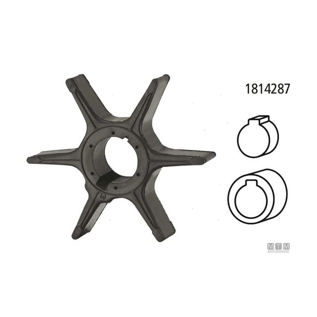 Girante in gomma di raffreddamento compatibile per motori fuoribordo Suzuki DT e DF.
