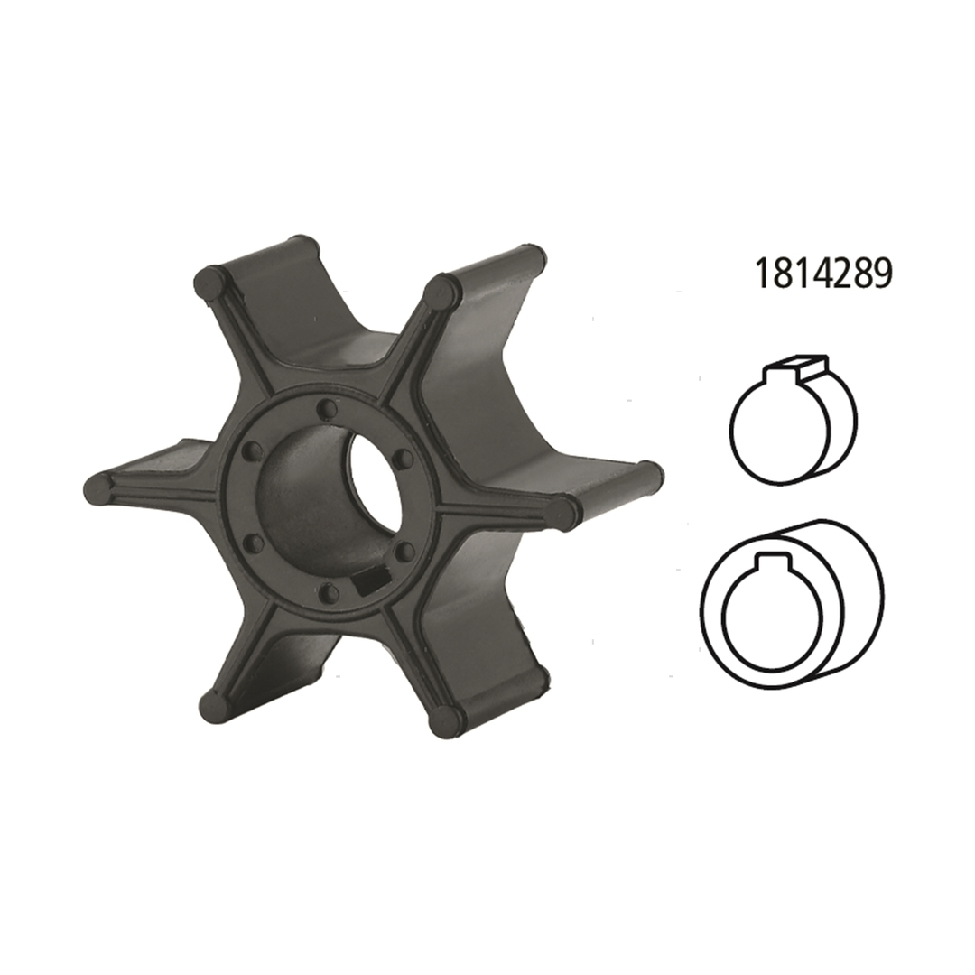Girante in gomma di raffreddamento compatibile per motori fuoribordo Suzuki DT e DF. 2