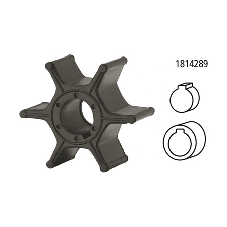 Girante in gomma di raffreddamento compatibile per motori fuoribordo Suzuki DT e DF. 2