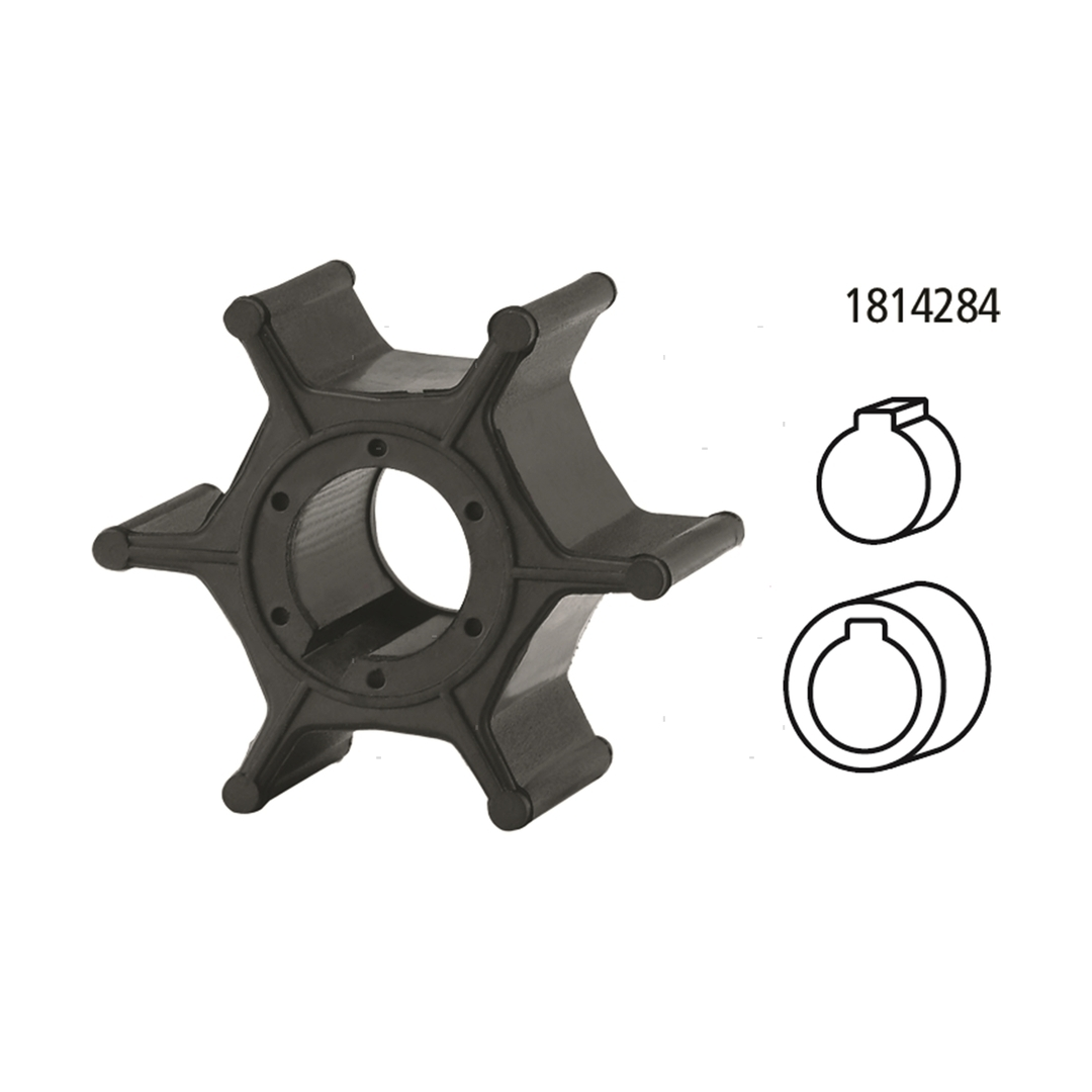 Girante in gomma di raffreddamento compatibile per motori fuoribordo Suzuki DT e DF. 3