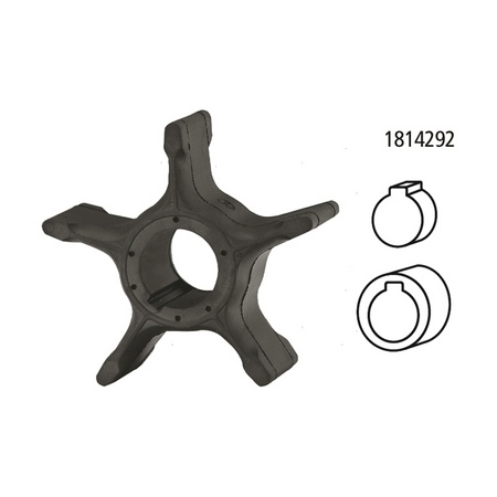 Girante in gomma di raffreddamento compatibile per motori fuoribordo Suzuki DT e DF. 9