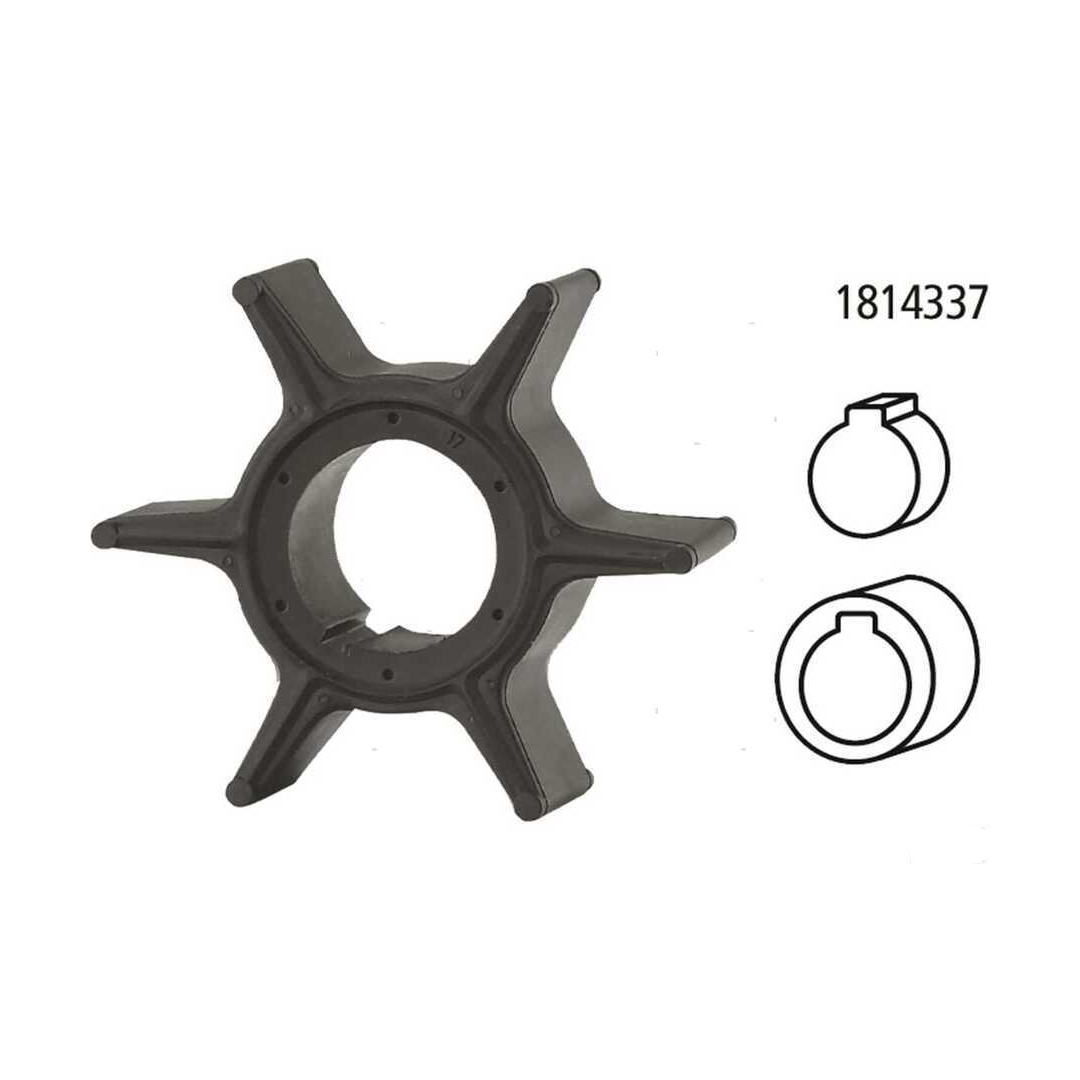 Girante di raffreddamento compatibile per motori fuoribordo Tohatsu 2 tempi e 4 tempi e motori TLDI.