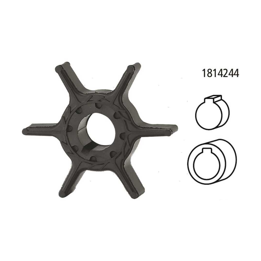 Girante di raffreddamento pompa acqua compatibile per motori fuoribordo Yamaha 2 tempi e 4 tempi.