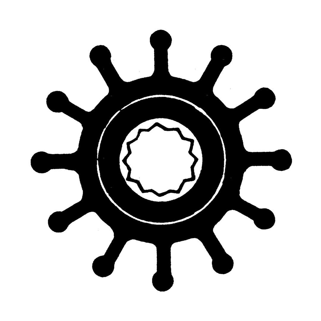 Girante in gomma di ricambio per pompa acqua motori marini diesel Yanmar serie GM, JH e LH.