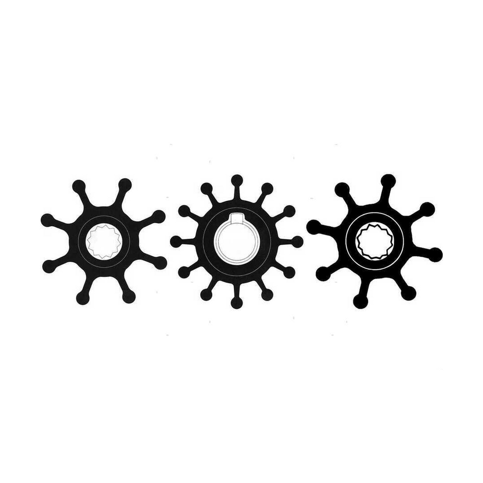 Girante originale SPX Johnson Pump di raffreddamento per motori marini Volvo Penta diesel.