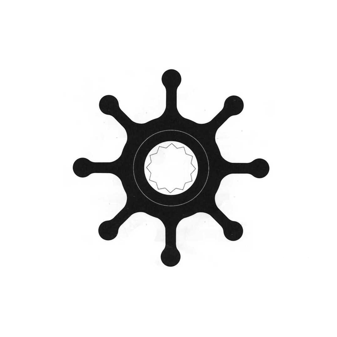 Girante originale SPX Johnson Pump di raffreddamento per motori marini Volvo Penta diesel.