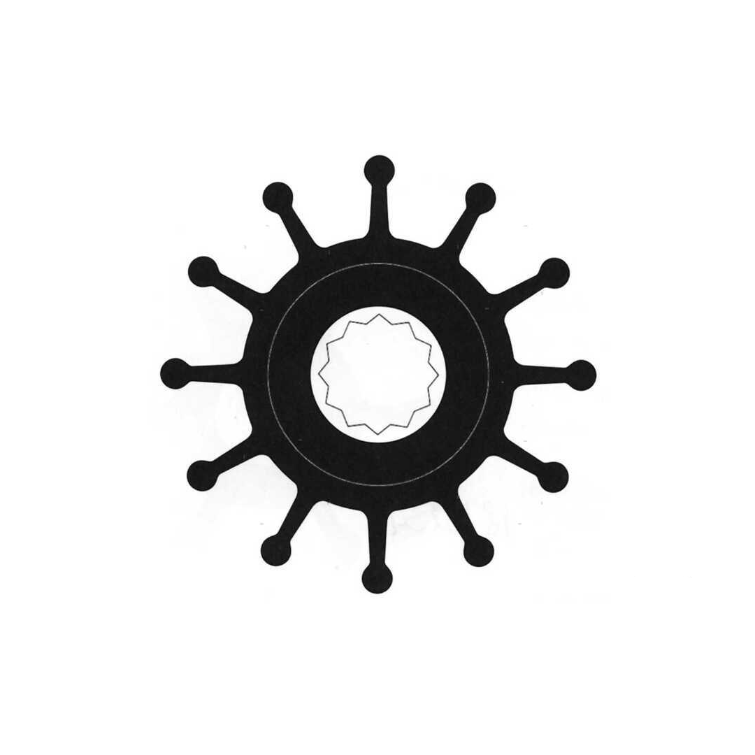 Girante originale SPX Johnson Pump di raffreddamento per motori marini Volvo Penta diesel.