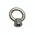 Golfare femmina DIN inox 316 Ø 12 mm con anello circolare e base esagonale cromata lucida | Onautica