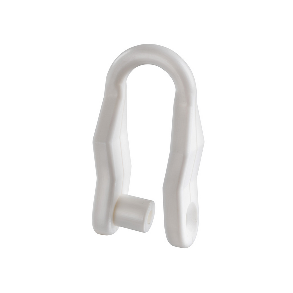 Grilli in nylon bianco per collegamento tra vela e cursore randa.