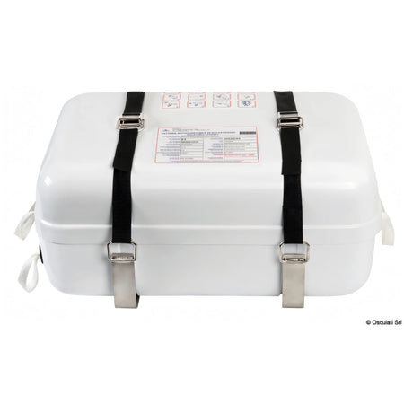 Supporto a L in inox 316 del kit porta zattera Osculati