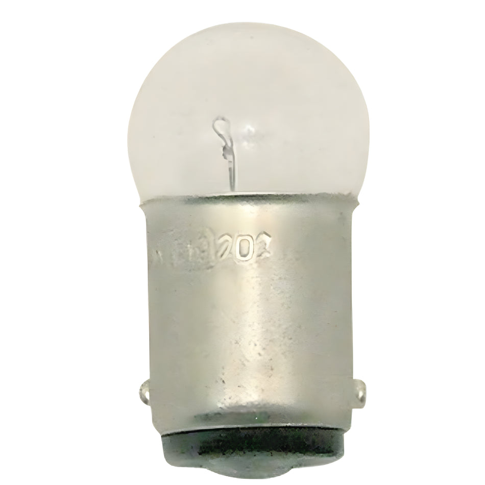 Lampadina di ricambio bipolare a bulbo piccolo per fanali di navigazione e illuminazione nautica, 12V 10W.