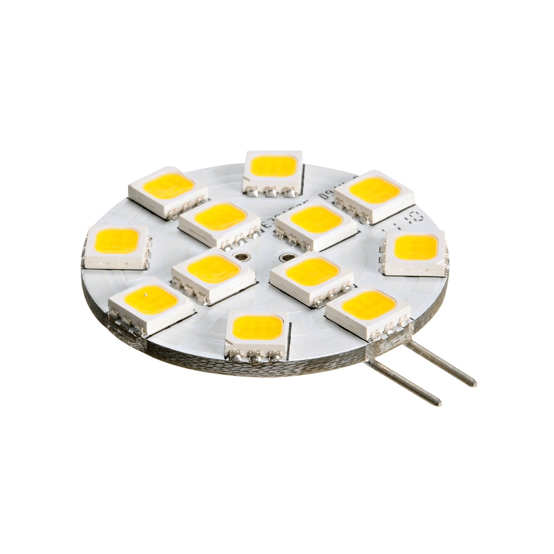 Lampadina LED SMD con Zoccolo G4 12/24V Attacco Laterale o Posteriore ...