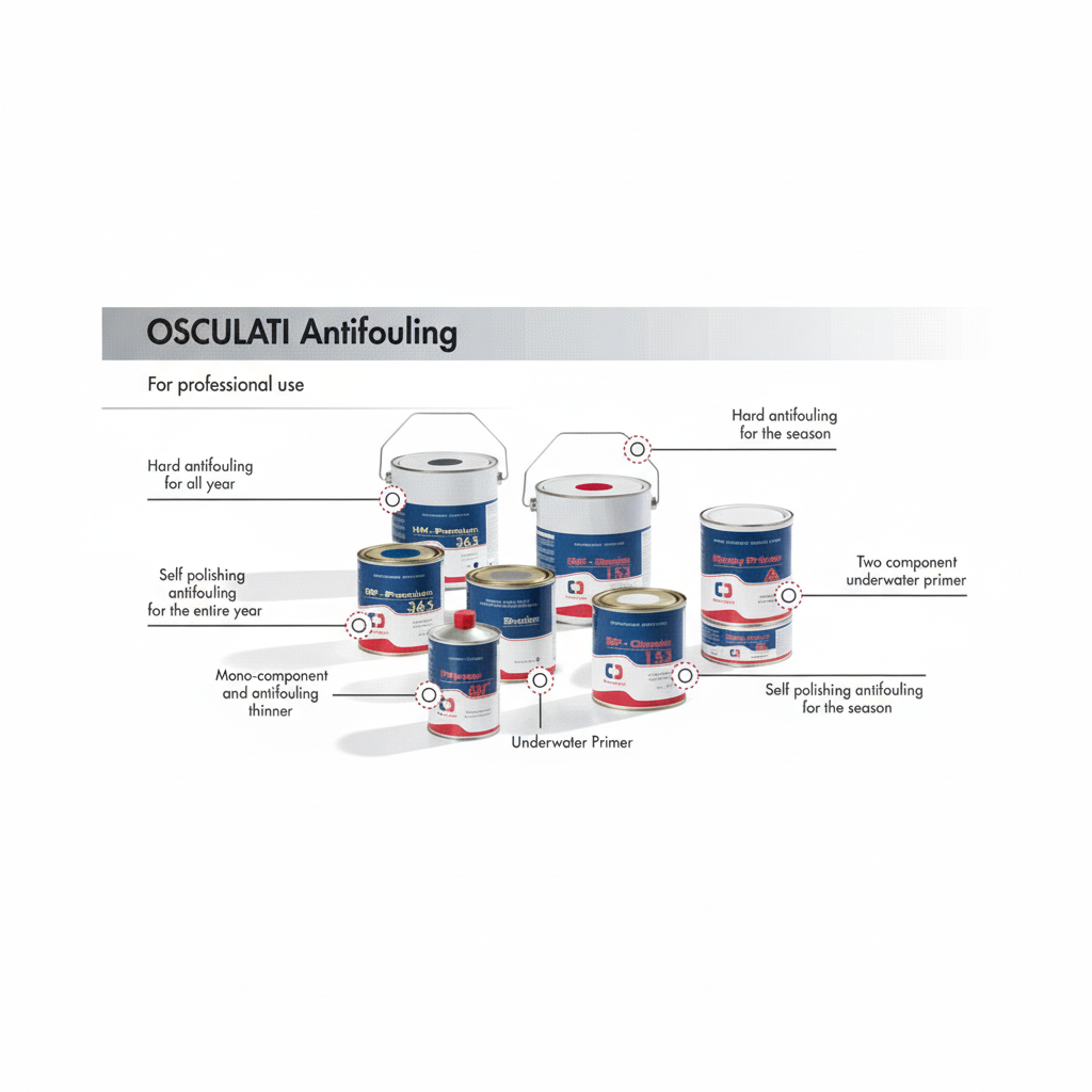 Linea Barattoli di antivegetativa Osculati.