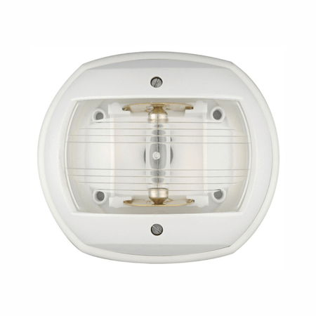 Fanale di navigazione Classic 12 con carcassa bianca, certificato per imbarcazioni fino a 12 metri.