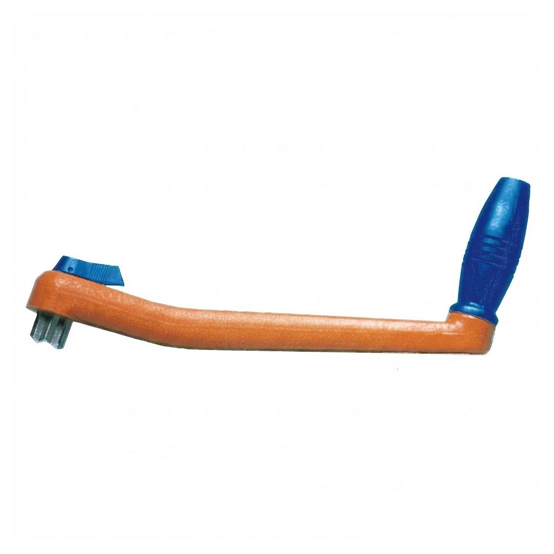 Maniglia per winch galleggiante lunghezza 200 mm con blocco di sicurezza.