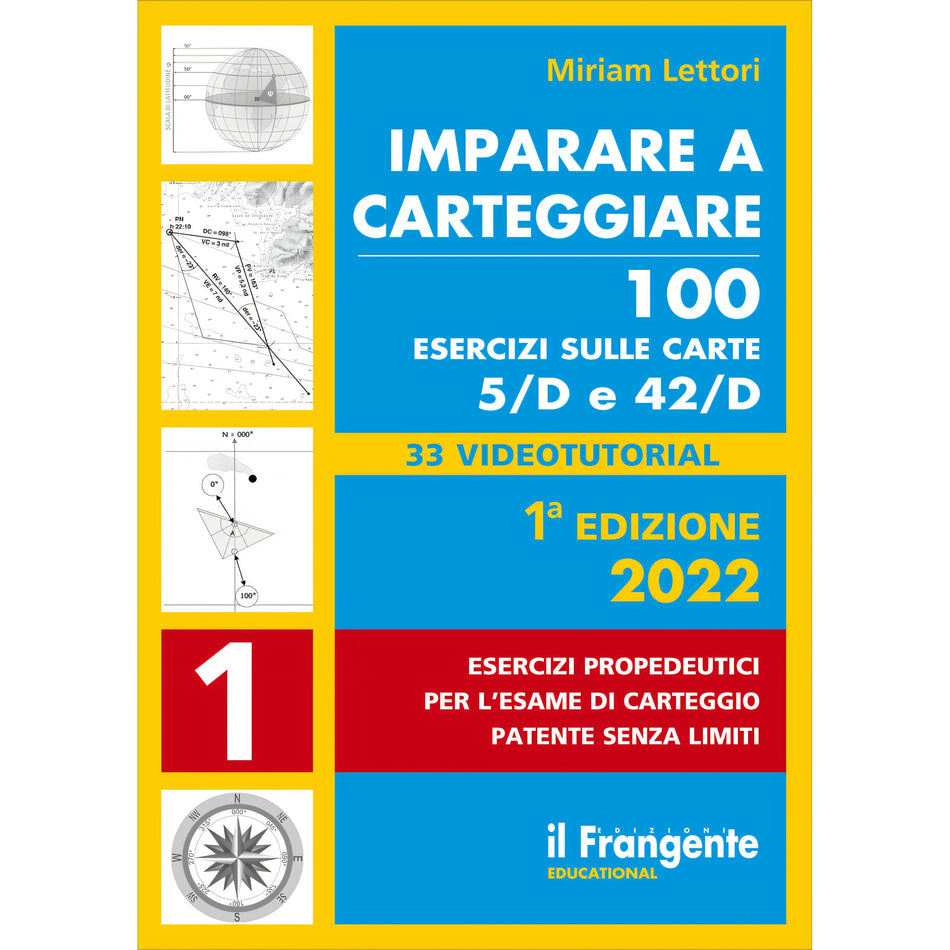 Copertina Imparare a carteggiare. 100 esercizi sulle carte 5/D e 42/D. Con espansione online, Edizioni il Frangente