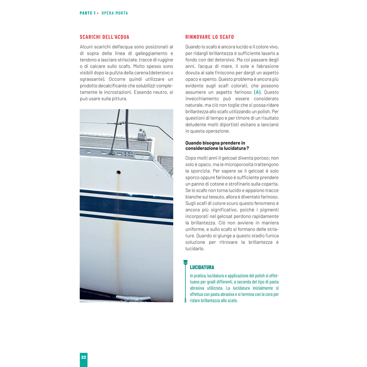 La manutenzione della barca – pagina interna 10 dall'estratto dell'editore