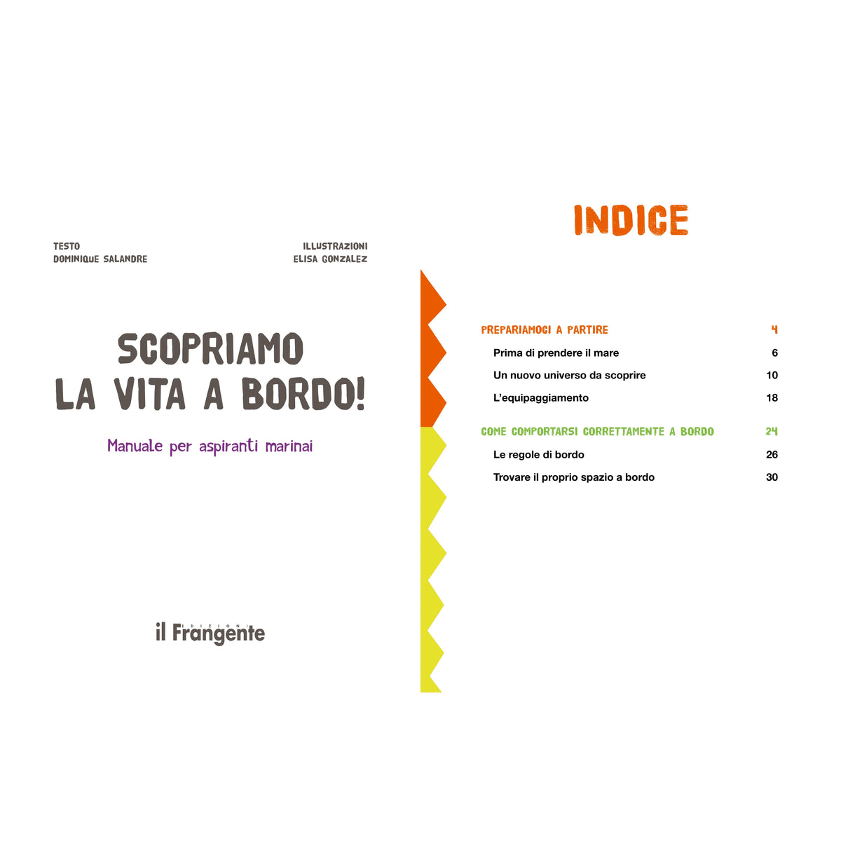 Scopriamo la vita a bordo! – pagina interna 1 dall'estratto dell'editore
